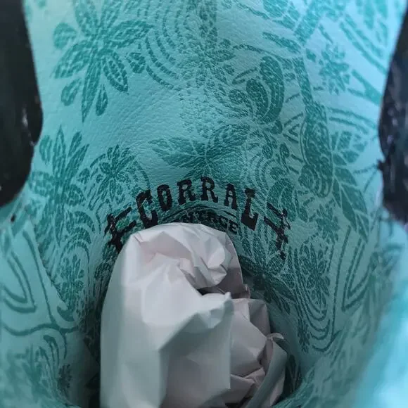 Corral Ladies Brown Fringe Slouch Boots Size 6.5M - Picture 9 of 14